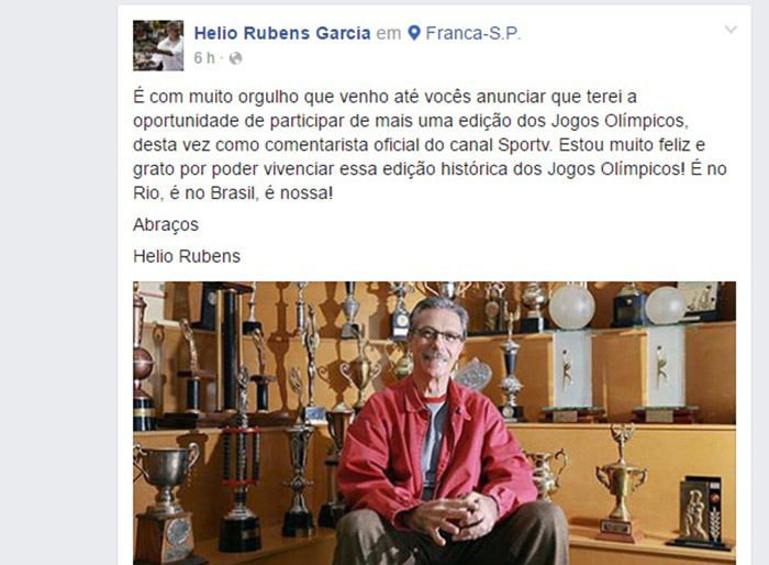 Post publicado em uma rede social (foto: reprodução)